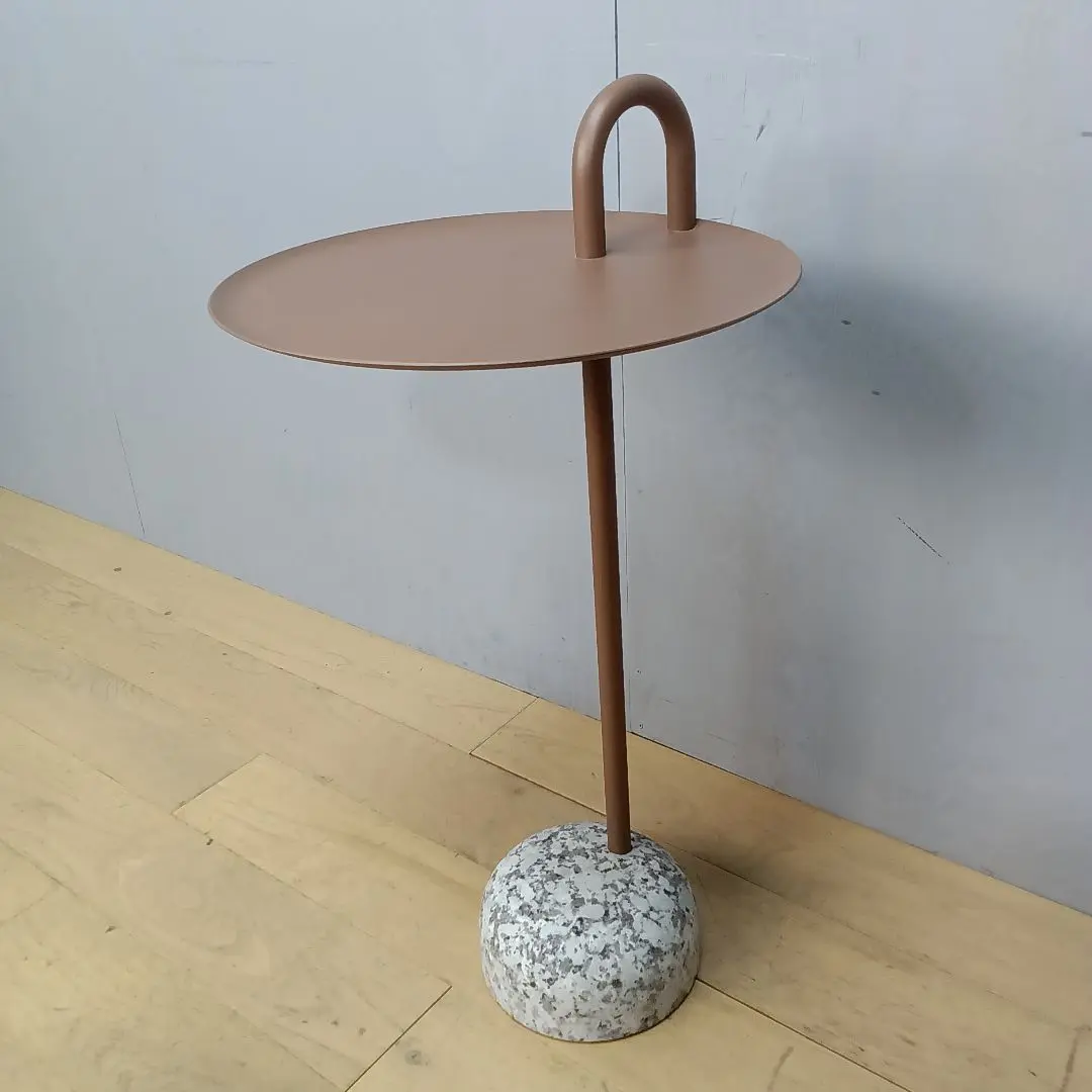 HAY BOWLER SIDE TABLE サイドテーブル ペールブラウン ③ HAY Bowler Side Table Granite/Pale Brown | AndLight