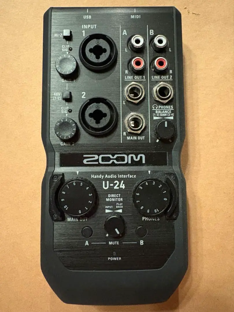 2025年最新】zoom u-24 オーディオインターフェースの人気