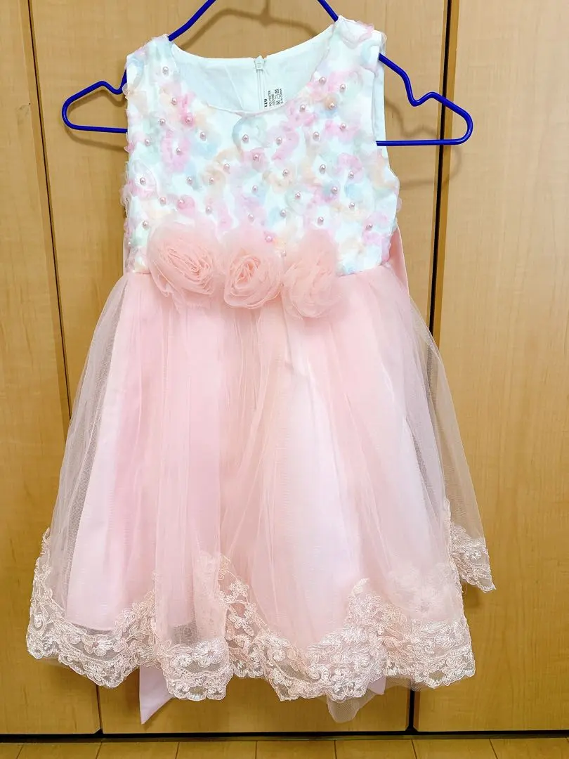 Thumbnail of Kids' Pink Floral Dress/One-Piece 110