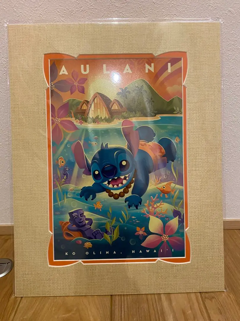 アウラニディズニー 絵画 ハワイアウラニ限定】10周年記念のアート【ディズニー】