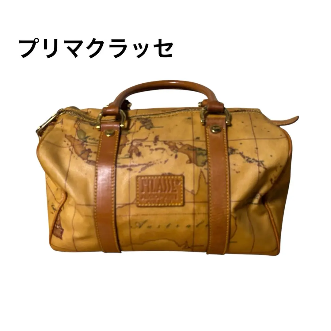 【美品】 PRIMA CLASSE プリマクラッセ ボストンバッグ 鍵付き PRIMACLASSE プリマクラッセ ボストンバッグ ハンドバッグ