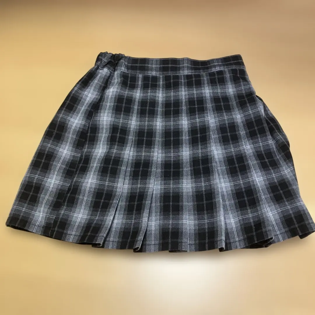 Thumbnail of Uniqlo Culottes Check 140 Black White Gray