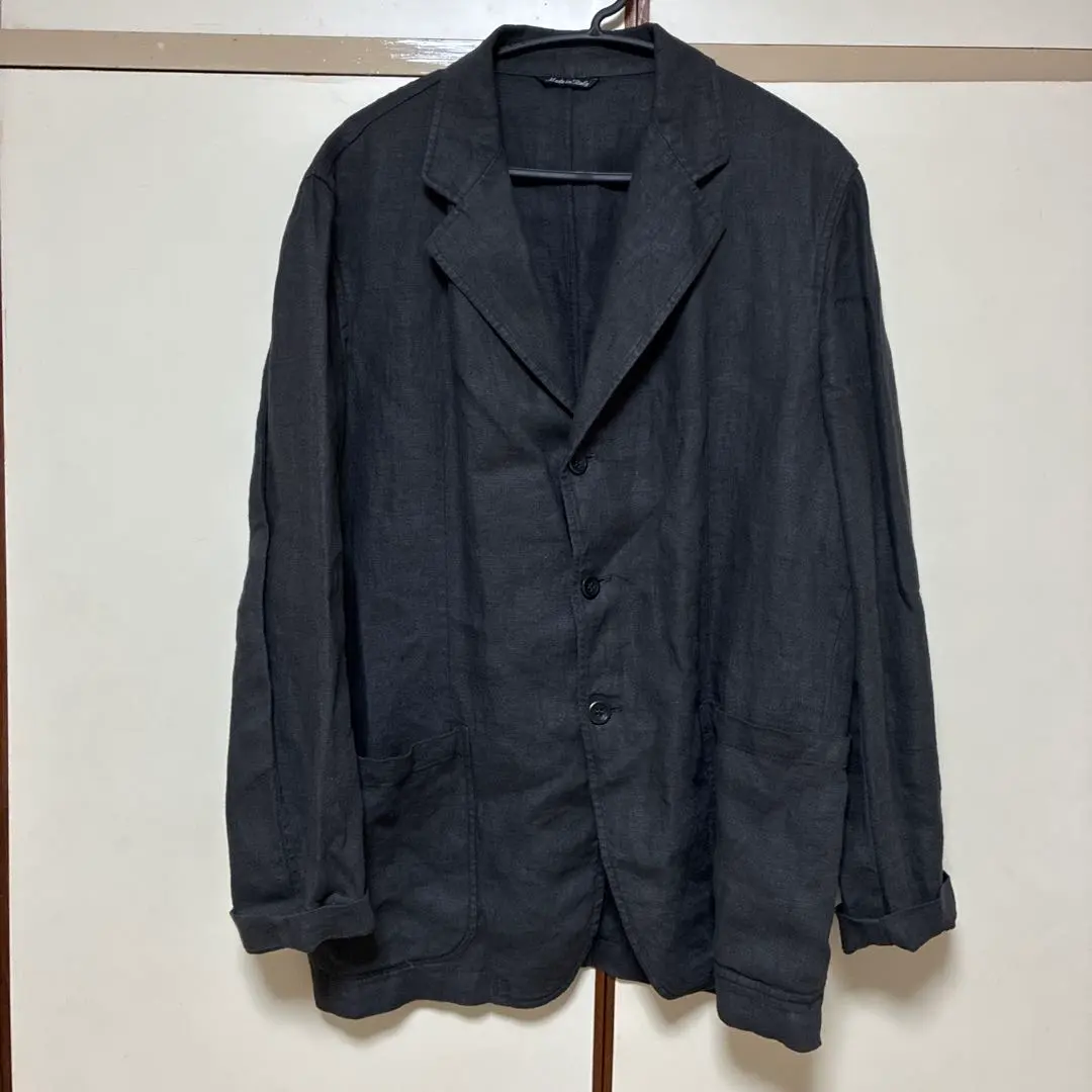 C.P. COMPANY／テーラードジャケット／50／ネイビー／濃紺／古着 C.P. COMPANY／テーラードジャケット／50／ネイビー／濃紺／古着