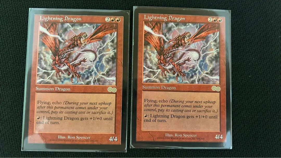 MTG Lightning Dragon foil サイン付き　稲妻のドラゴン 稲妻のドラゴン [USG] 【BIGWEB | MTG】日本最大級の激安カード