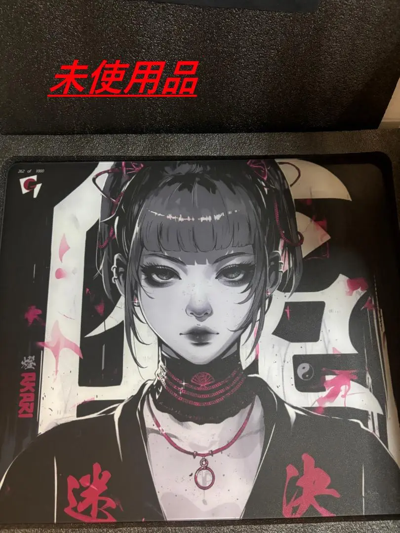 【新品未開封】GLSSWRKS Akari 日本版 赤色 ガラス マウスパッド GLSSWRKS(グラスワークス) Akari プレミアムガラスマウスパッド