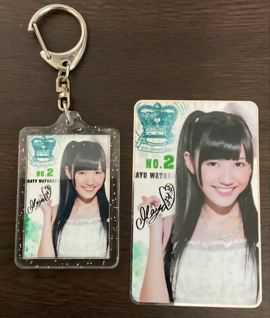 渡辺麻友　チェキ直筆サイン入り 渡辺麻友 直筆サイン チェキ （渡辺麻友 ザ・テレビジョン 直筆