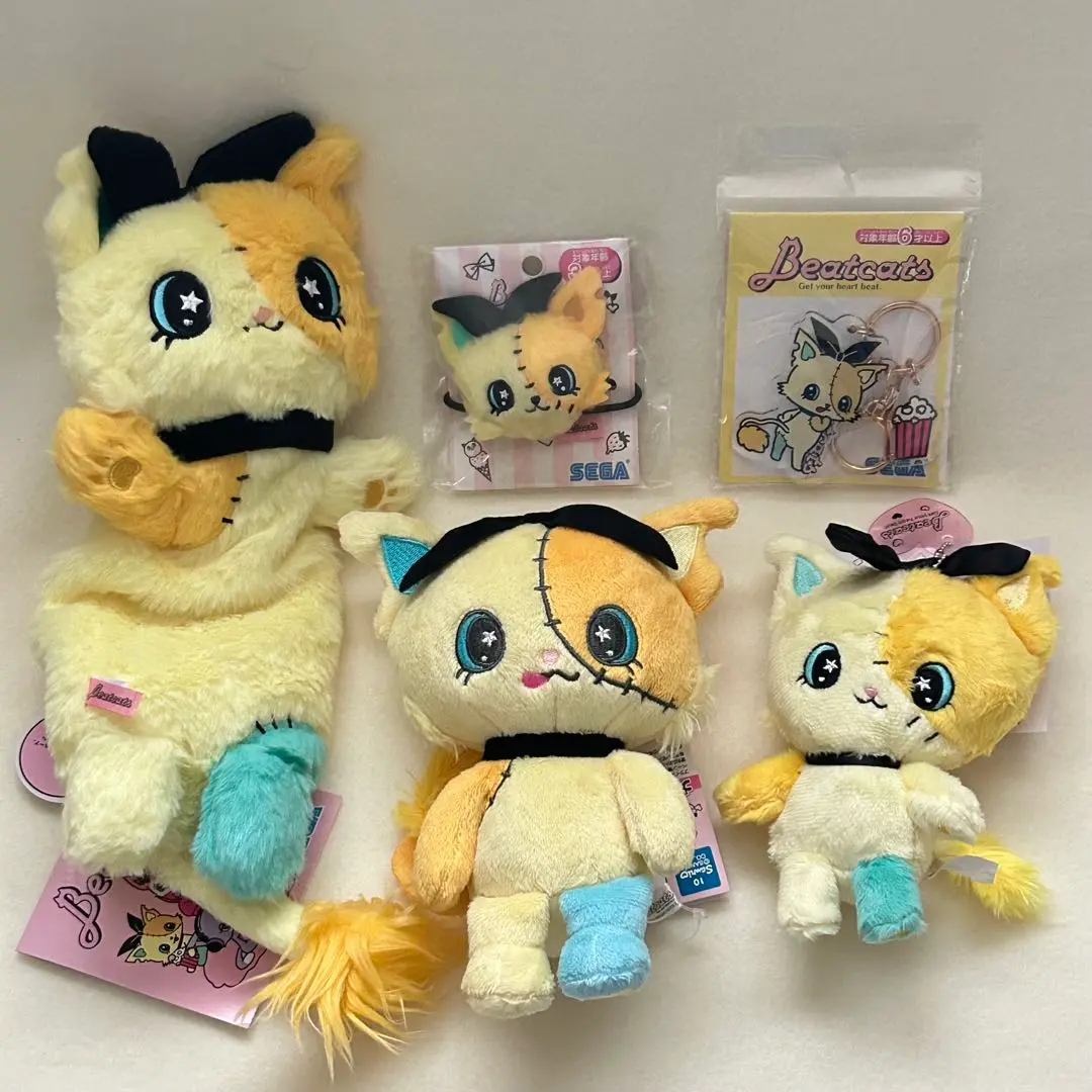 Beatcats ビートキャッツ　リコ　【非売品】お座りぬいぐるみ等　５点セット Beatcats ビートキャッツ リコ 【非売品】お座りぬいぐるみ等 5