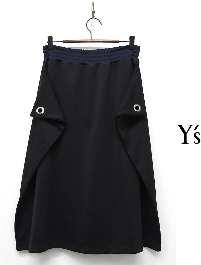 【美品】 ワイズ　Y's for living ロング コットンフレア　スカート 楽天市場】y's ワイズ スカート（ブランドY's for living