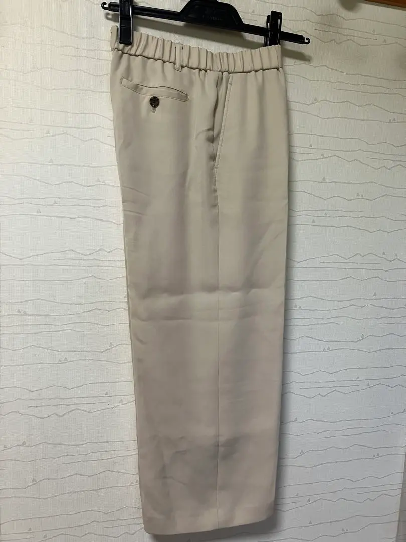 オンワード樫山　23区S ガウチョパンツ　25SS 最新モデル 新色追加/洗える】ストレッチジョーゼット ワイドパンツ / 23区