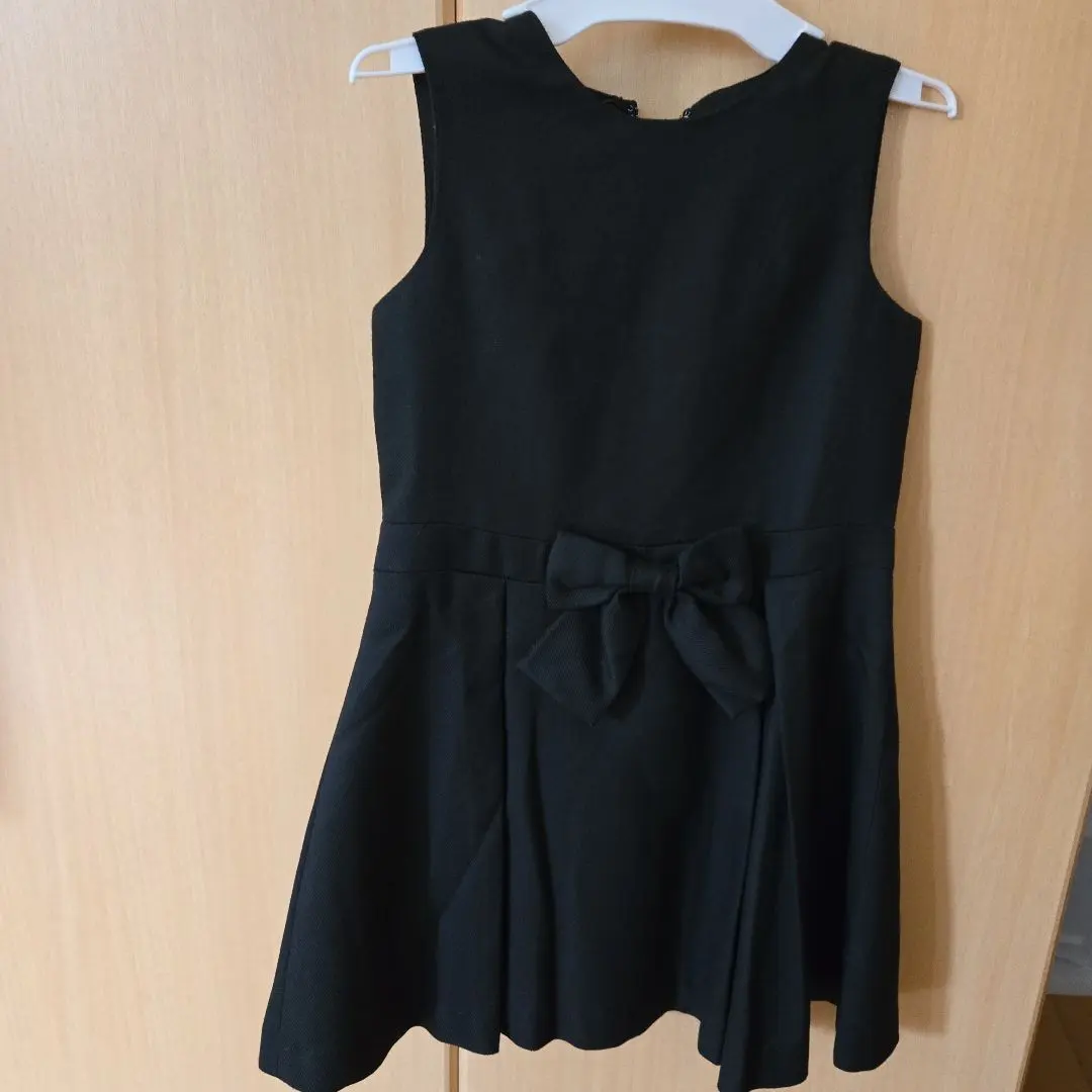 Thumbnail of Black ribbon dress, size 110