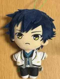 Thumbnail of Stuffed toy, blue-haired character, approximately 15cm tall