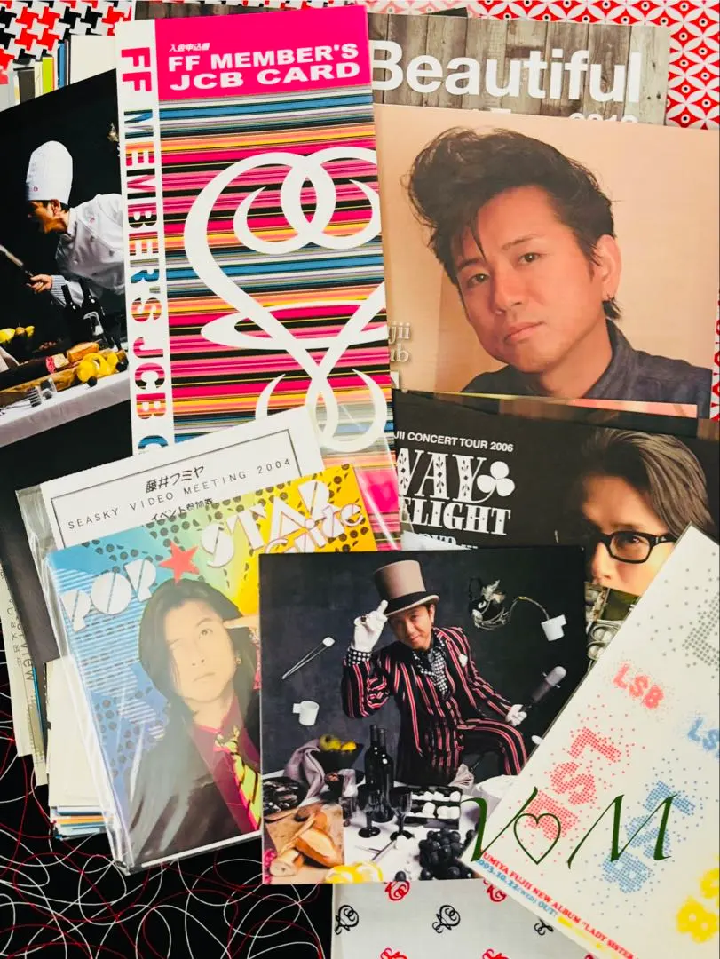 藤井フミヤ　1983年〜1997年 大量　切り抜き　ファイル　2冊　120P チェッカーズ 藤井フミヤ 切り抜き セット 大量 藤井郁弥 昔 レア CM