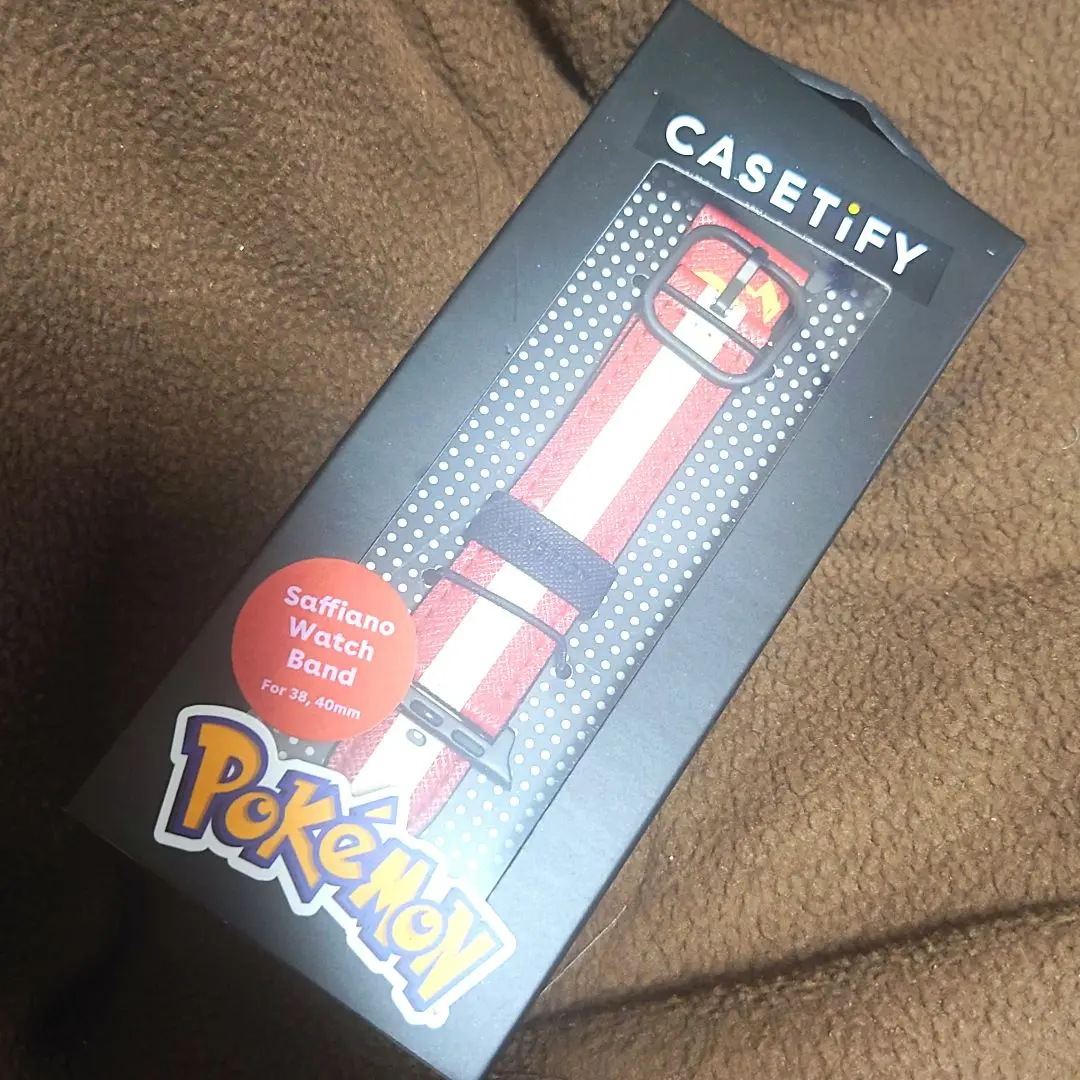 【希少】Casetify × ポケモン コラボ Apple Watchバンド 90年代をテーマにノスタルジックなチェッカーボード柄＆タイダイ