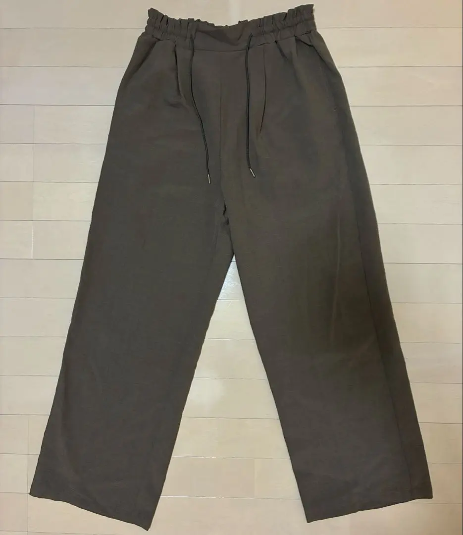Thumbnail of Green Parks / Linen-like Easy Pants (Synthetic Fiber Blend)