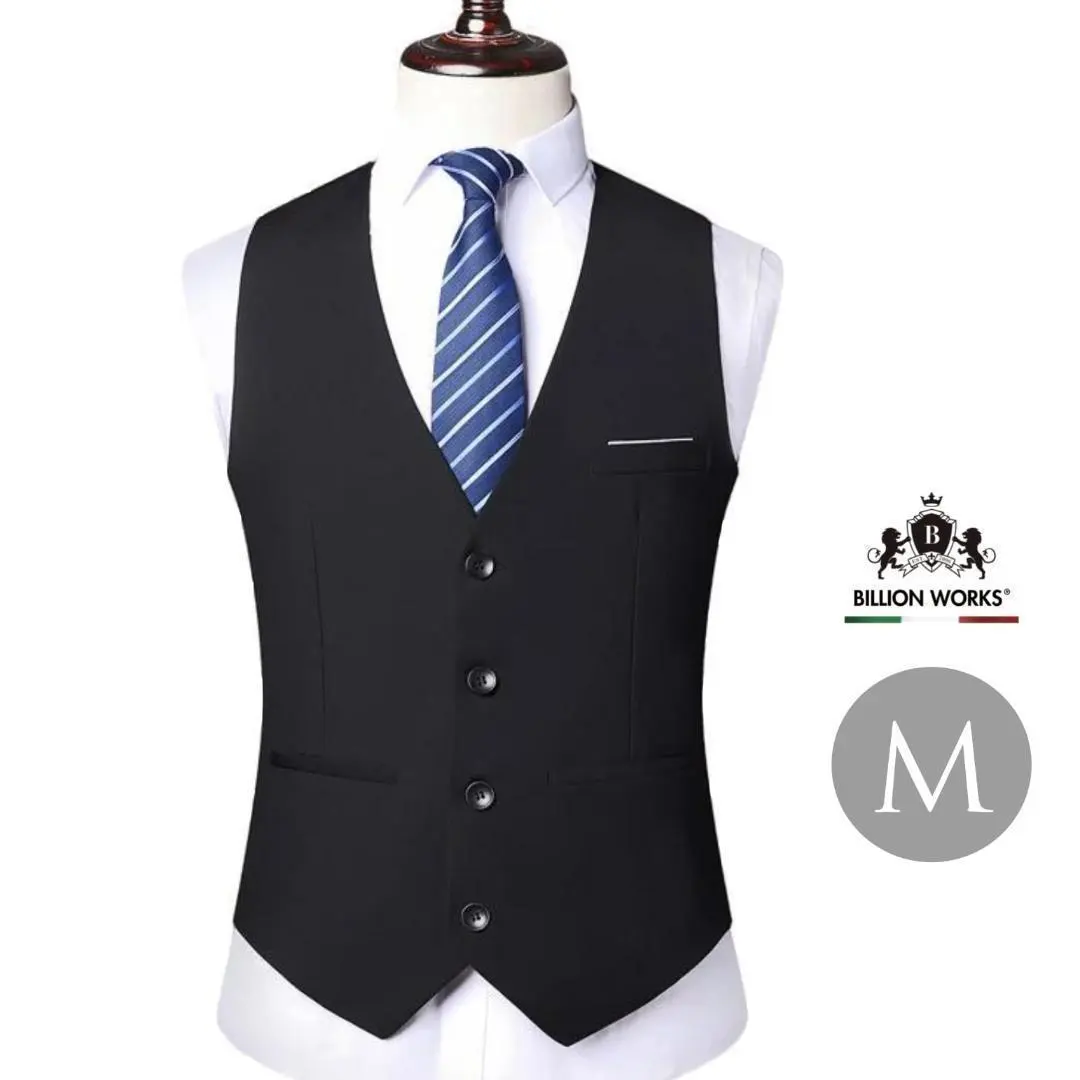 Thumbnail of Men's Vest Suit Vest Formal Wear Men's Inner Vest Wedding Popular M
