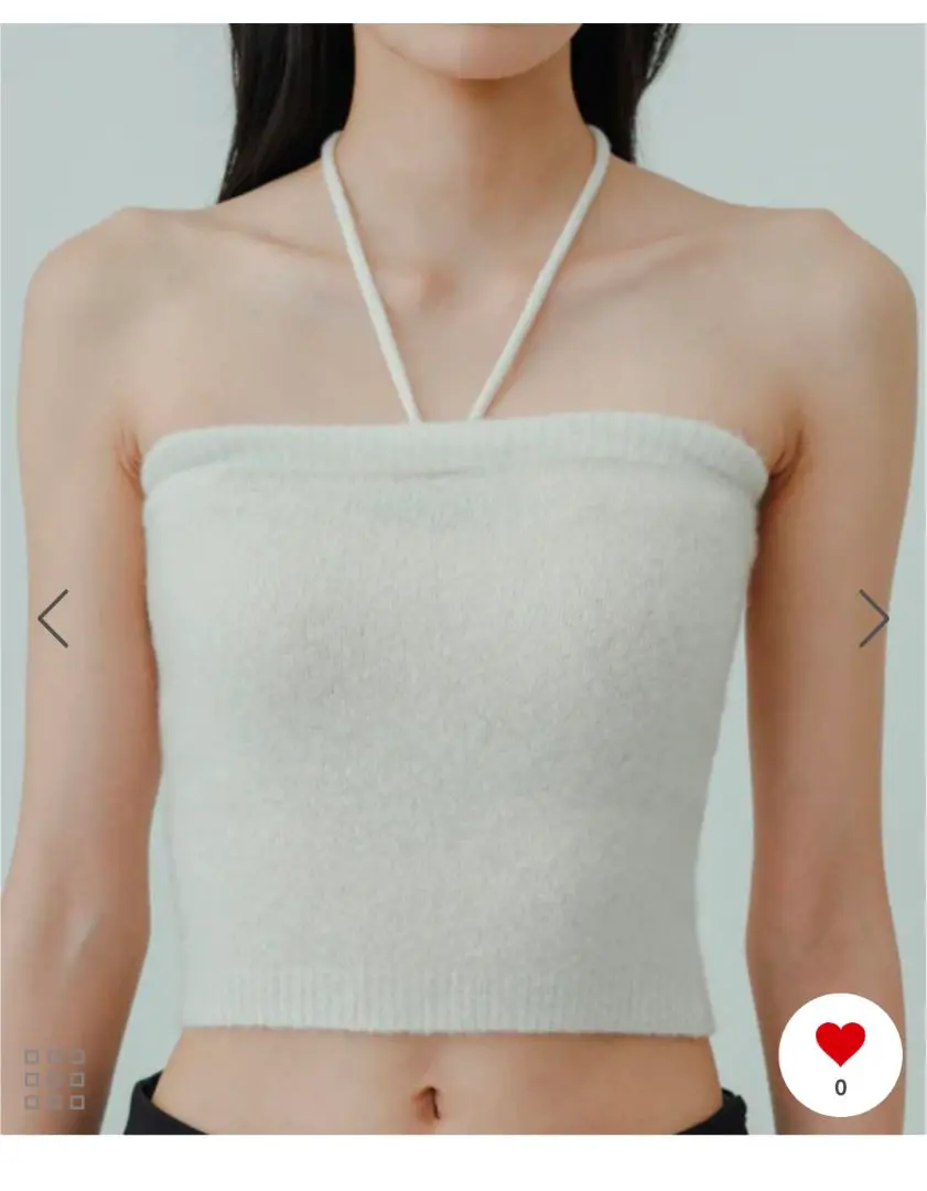完売品 moontreeplanet too ビスチェ biotop yo yo BIOTOP(ビオトープ) ingerie Fox wool topビスチェEEF42050B