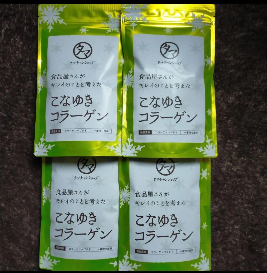 玉ちゃんショップ 粉雪膠原蛋白 100g 4袋組 的縮圖