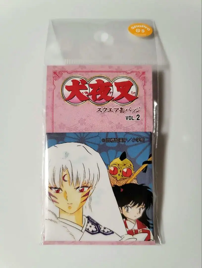 犬夜叉　原作絵　スクエア　缶バッジ 犬夜叉』スクエア缶バッジ|ユニオンクリエイティブ | ユニオン