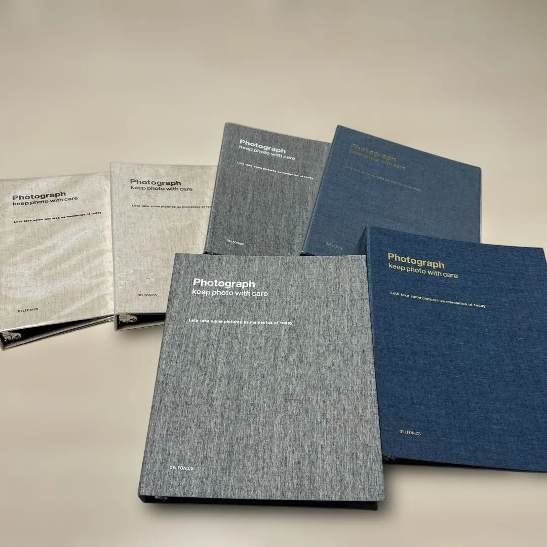 Delfonics 德利豐斯環裝相簿 6冊套裝 麻布封面 的縮圖