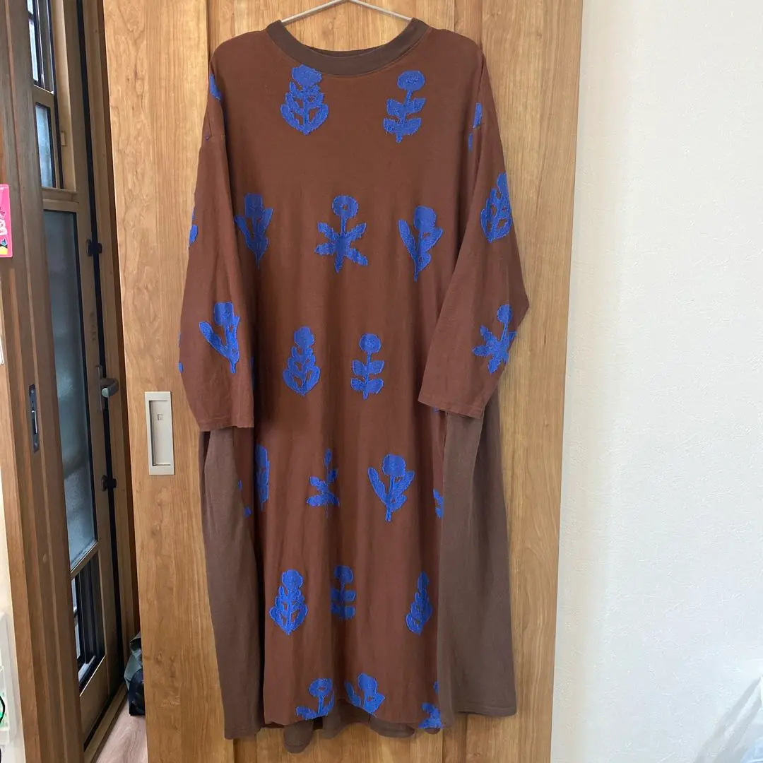 Thumbnail of Marble SUD "kukka JQ" Switching Dress - Brown