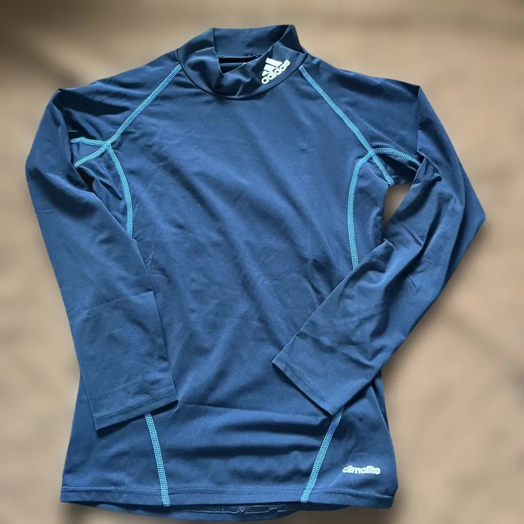 Thumbnail of Adidas Climalite navy long-sleeved shirt, size 150