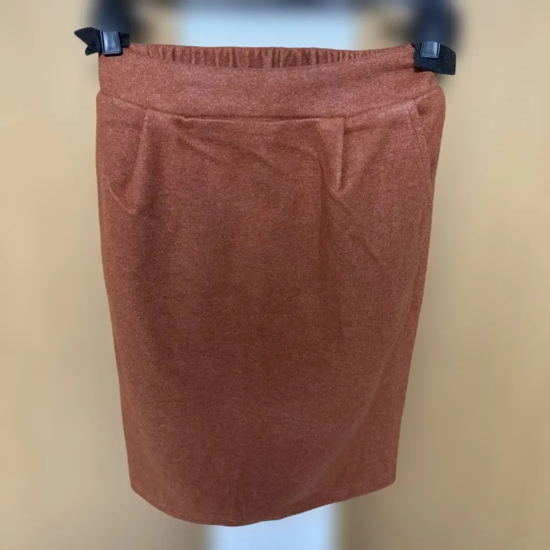 Thumbnail of RETRO GIRL Tight Skirt, Size M, Orange