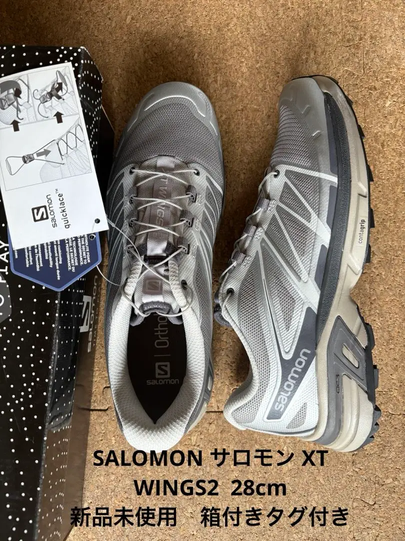 SALOMON サロモン XT WINGS 2 シルバー グレー SALOMON】 XT-WINGS 2 LUNAR ROCK GRAY☆サロモン (Salomon