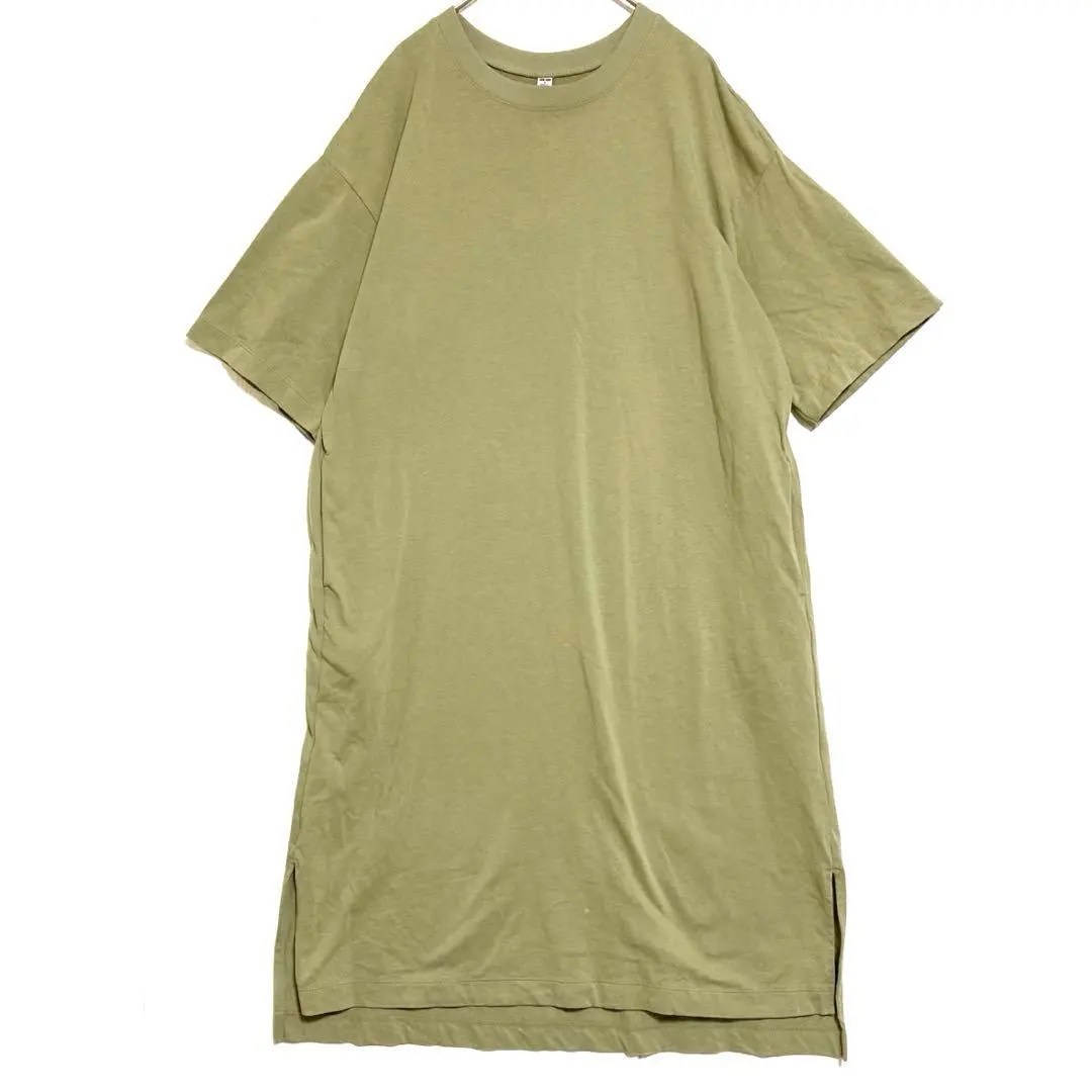 Thumbnail of UNIQLO Uniqlo Crew Neck T-shirt Dress Midi Length M