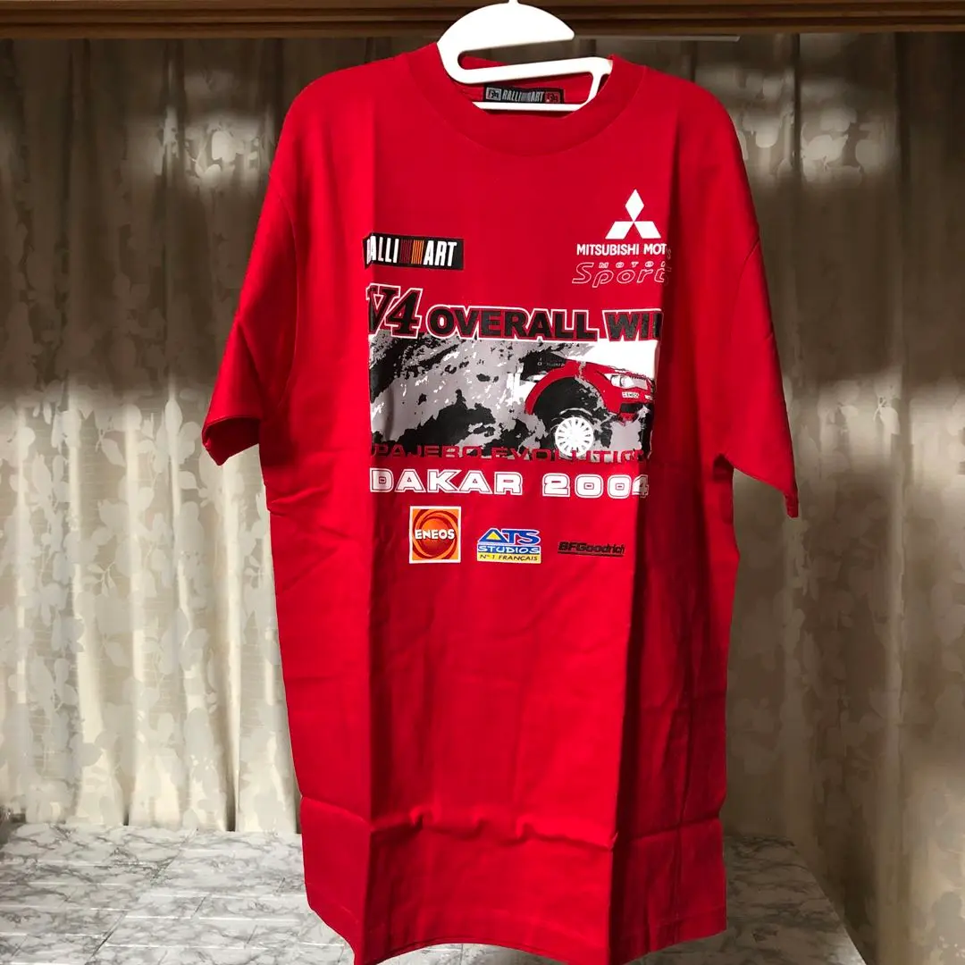 MITSUBISI PIAA RALLIART 企業ロゴ　刺繍　ワーク　シャツ MITSUBISI PIAA RALLIART 企業ロゴ刺繍ワークシャツ