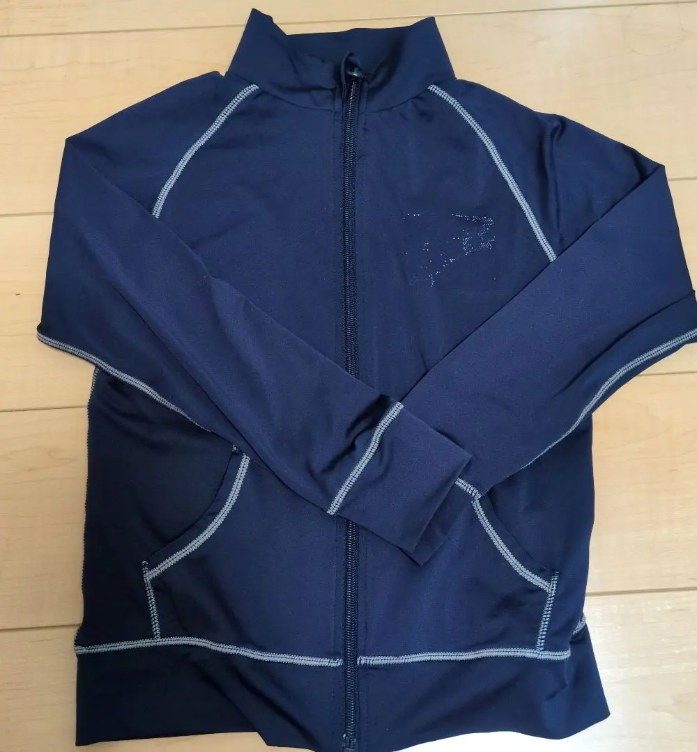 Thumbnail of ☆Navy Zip-up Rash Guard 130cm☆