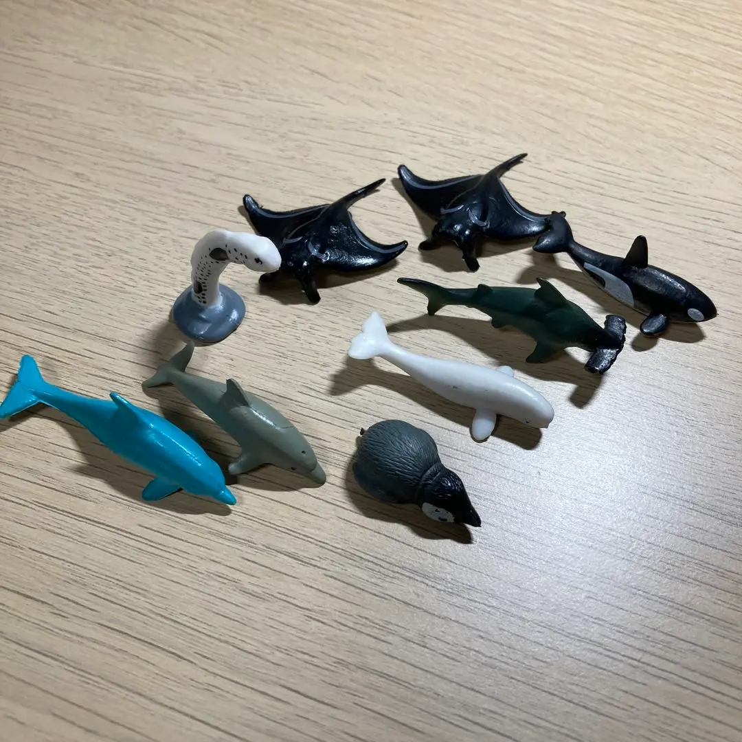 Thumbnail of Dolphin Orca Marine Animals Aquarium Figure Set of 9