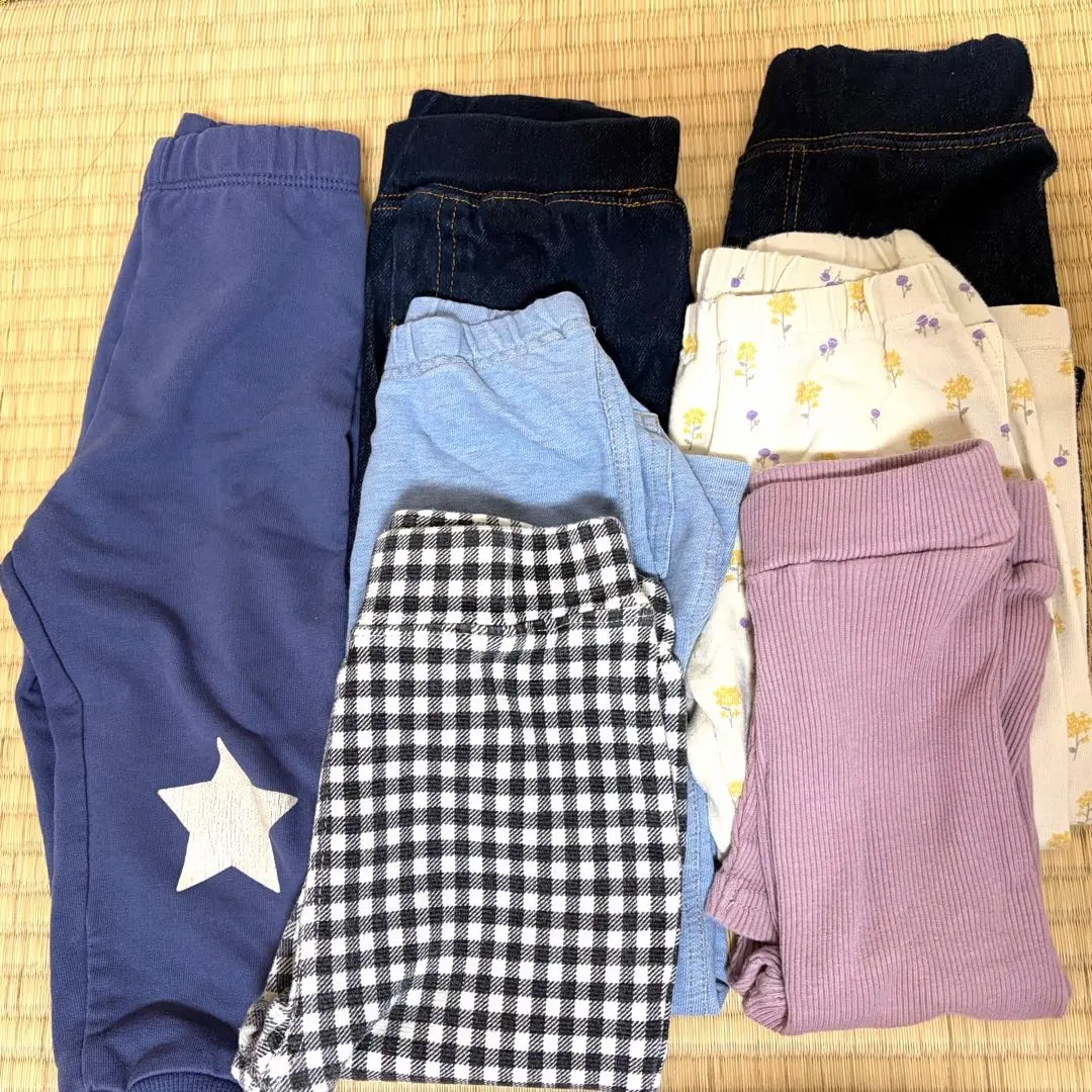 Thumbnail of Kids' Bottoms Set 95cm Autumn/Winter 7-piece Bundle for Nursery Wear