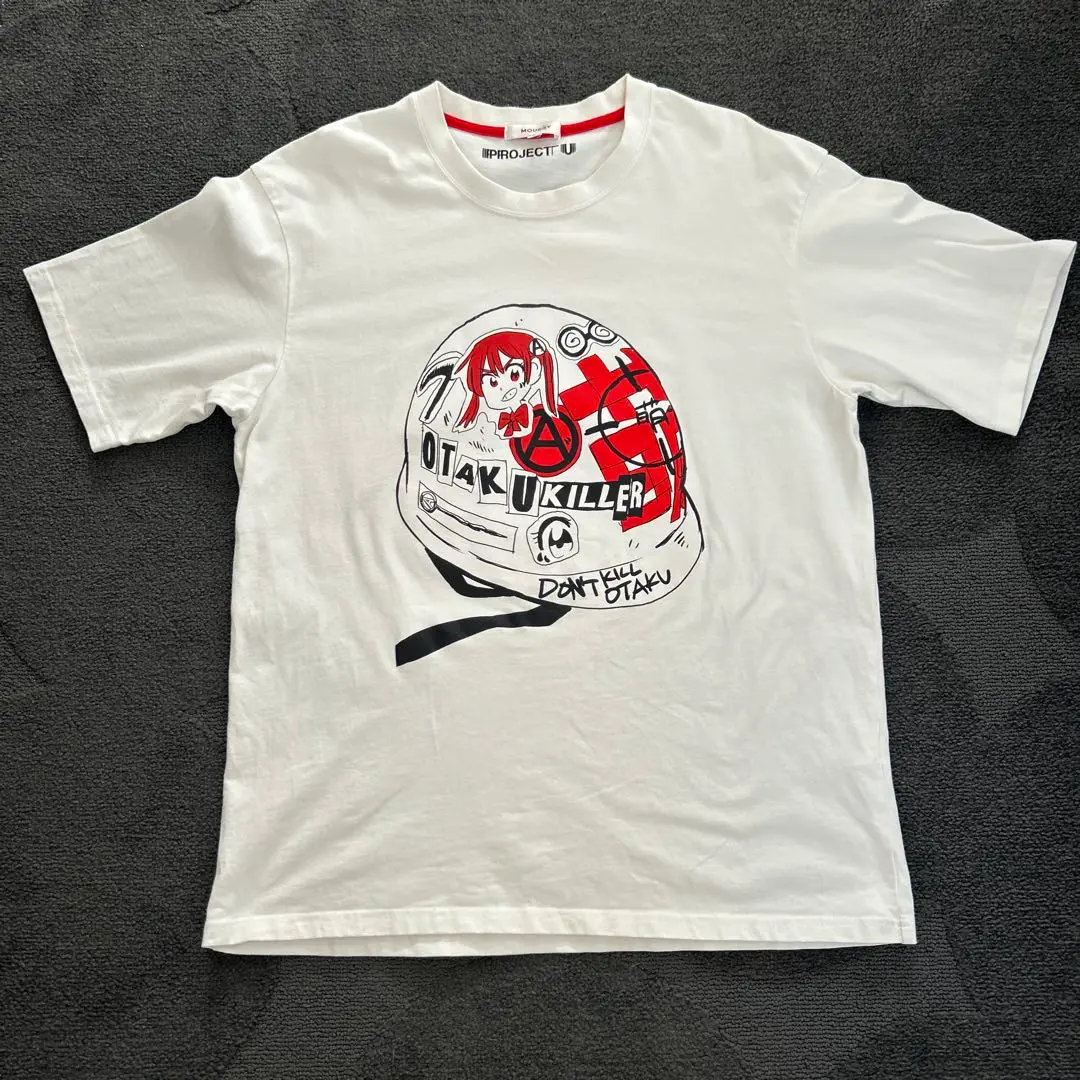 【未使用】MOUSSY PROJECT U × JUN INAGAWA ロンT PROJECT U（プロジェクトユー）の「PU FREEDOM IN MIND LONG T