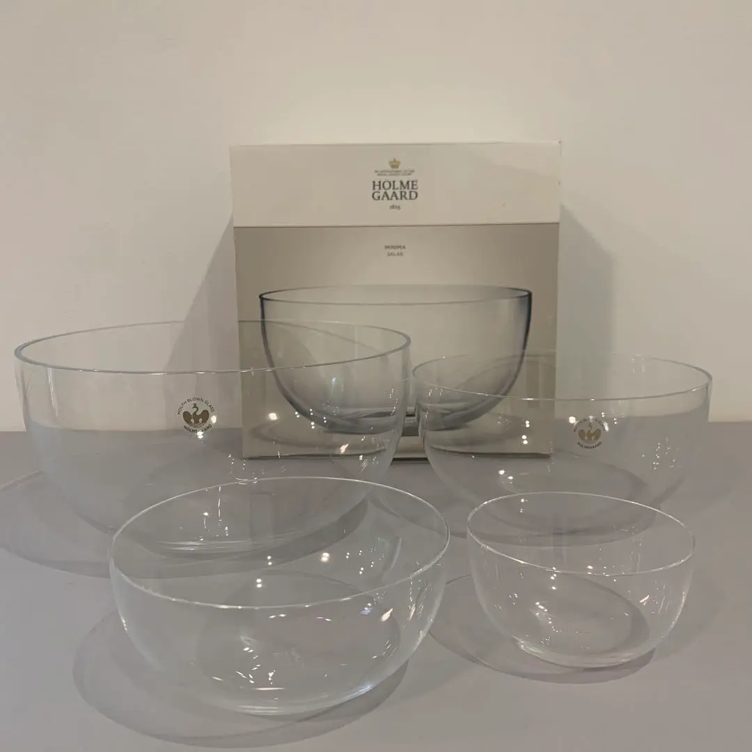 HOLME GAARD MINIMA ボウル 4個セット Amazon.co.jp: ホルムガード ミニマ ガラスボウル Lサイズ scope