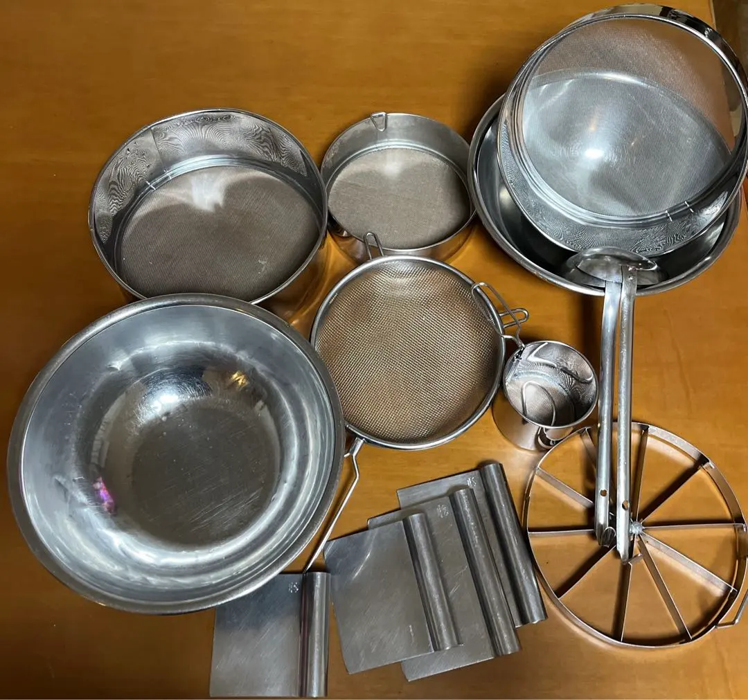 製菓・麵包製作工具套裝 不鏽鋼 篩子 攪拌盆 日本製 批量出售 的縮圖