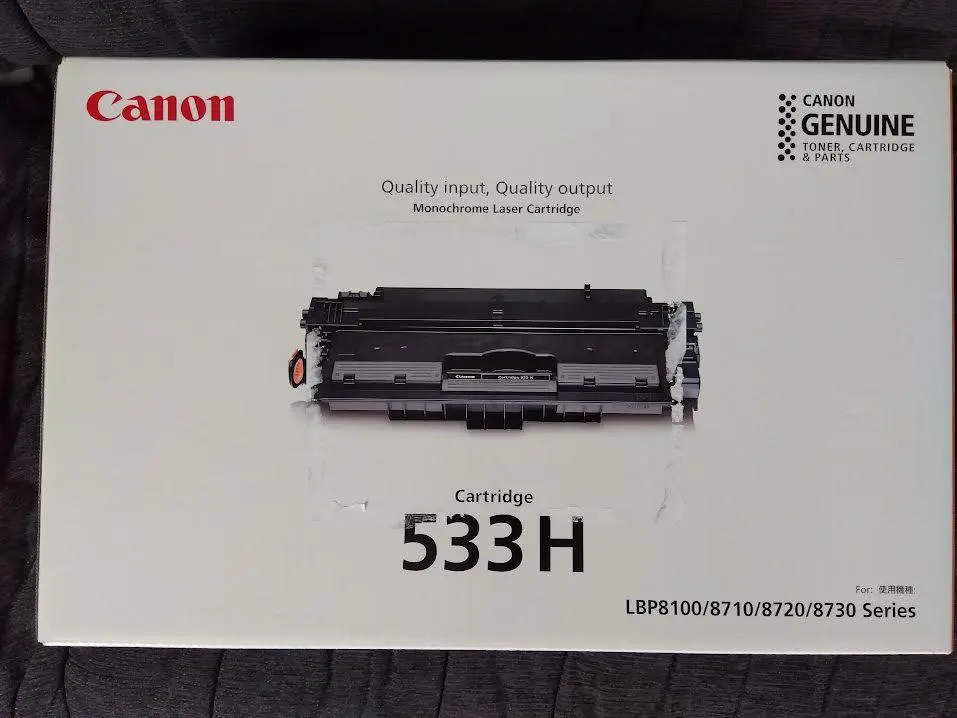 新品未開封•純正【Canon トナーカートリッジ】533H キャノン Amazon | Canon トナーカートリッジ533H | キヤノン | トナー