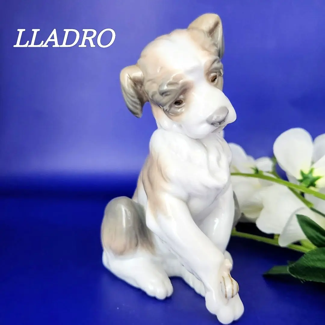 リヤドロ　LLADORO マイフレンド　犬　尻尾に蝶々 LLADRO リヤドロ マイフレンド アメリカン コッカー スパニエル