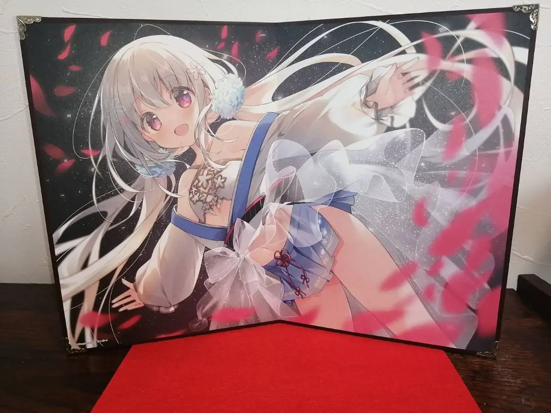 Amazon.co.jp: 森倉円 卓上屏風『華の誘い』 絵師100人展 VI