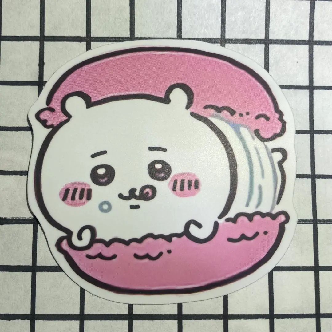 Thumbnail of Waterproof Sticker No. 11: Hachiware (Cat), Pink, Flying Squirrel, Sea Otter, Manju (Steamed Bun)