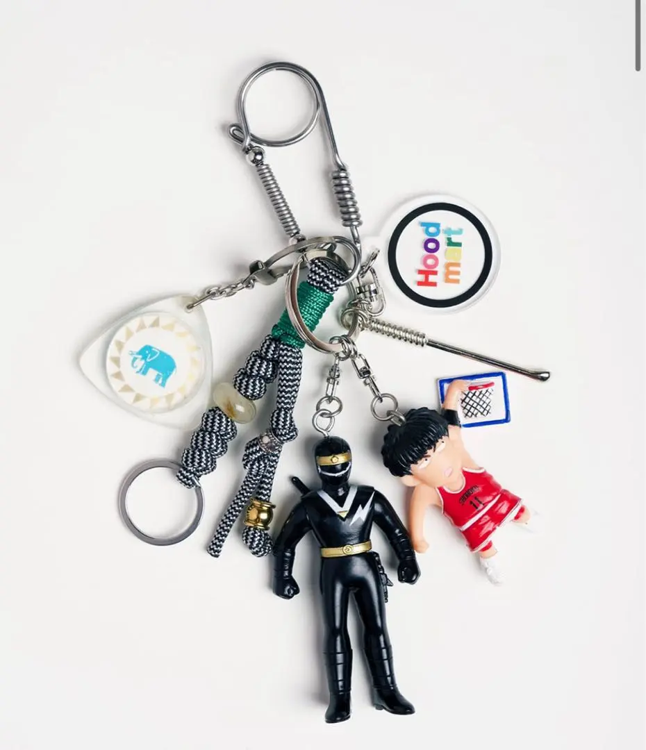 【新品未使用 】Hoodmart キーホルダー 90’s キーリン 新品未使用 Hoodmart キーホルダー 90's フッドマート キーリング