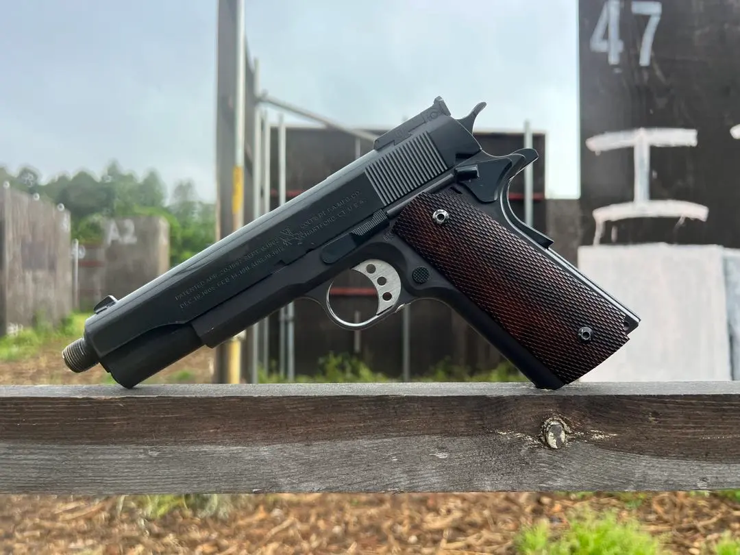 ハンドガン　ショットガン　ガバメントver5-LONG T Glock19gen5 模立方製 金属ピストルスライド グロック ハンドガン風