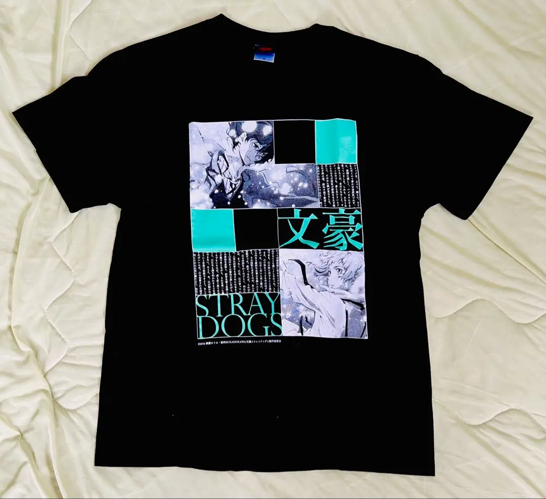 文スト Tシャツ 応募者全員サービス 限定 文スト 与謝野先生兎（しあわせの庭 鵜飼の定番Tシャツ