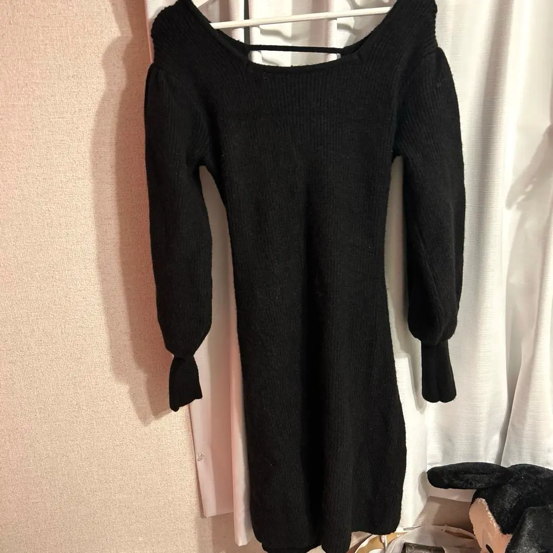 Thumbnail of GRL Back Open Knit Dress