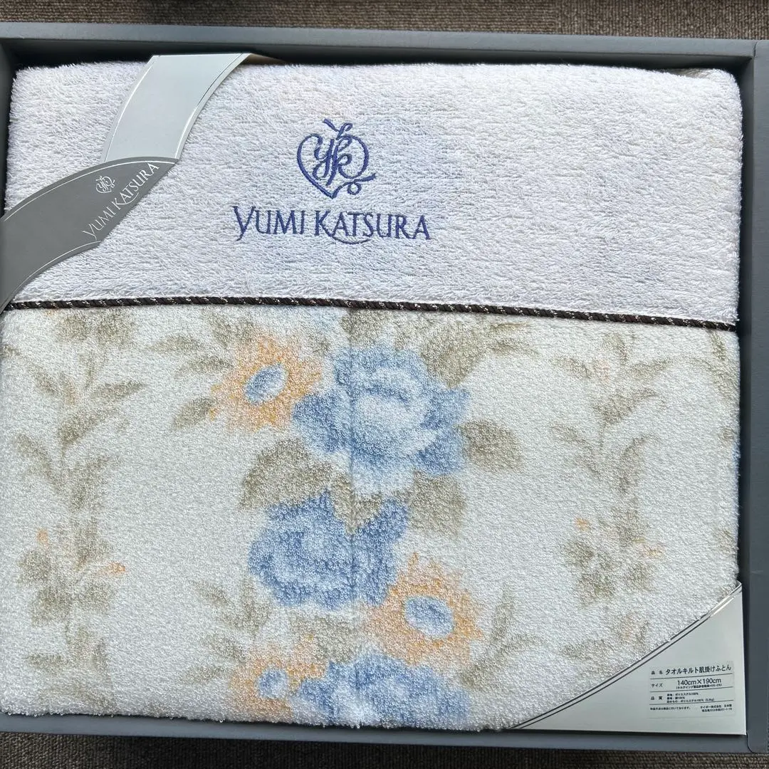 【新品】YUMI KATSURA タオルケット2枚セット Amazon.co.jp: YUMI KATSURA 桂由美 花柄 タオルケット タオル