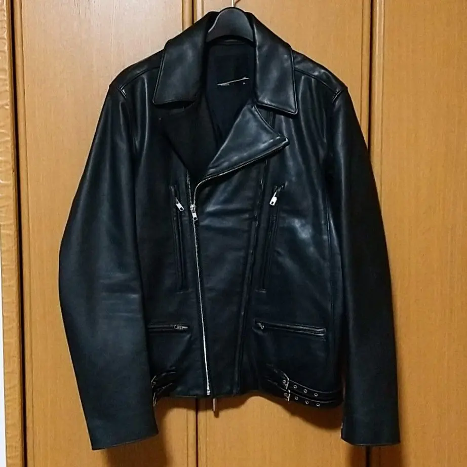 極美品』666 ライダースジャケット ホースハイド 38 サイクロン