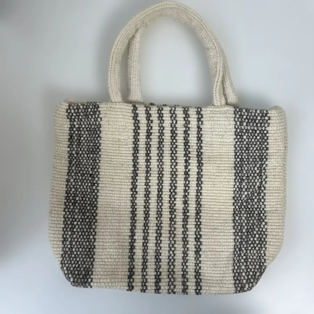 無印良品 條紋手提包 的縮圖