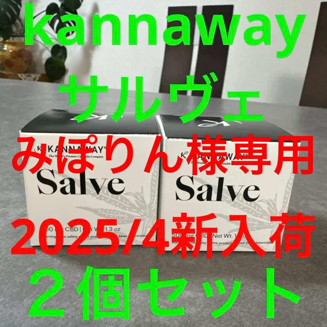 KANNAWAY トラベルサルヴェ 3箱 2025年最新】キャナウェイ サルヴェの人気アイテム - メルカリ
