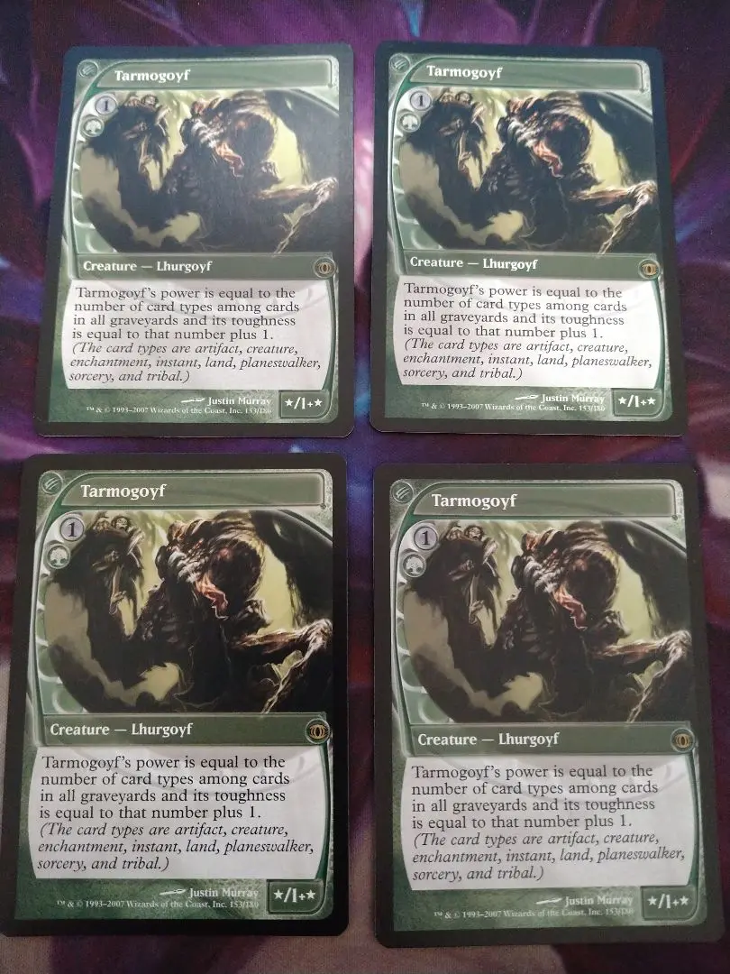 MTG FUT タルモゴイフ Tarmogoyf 英語版 4枚セット まとめ売り MTG】 タルモゴイフ/Tarmogoyf(英語版) MM2/神話 の通販