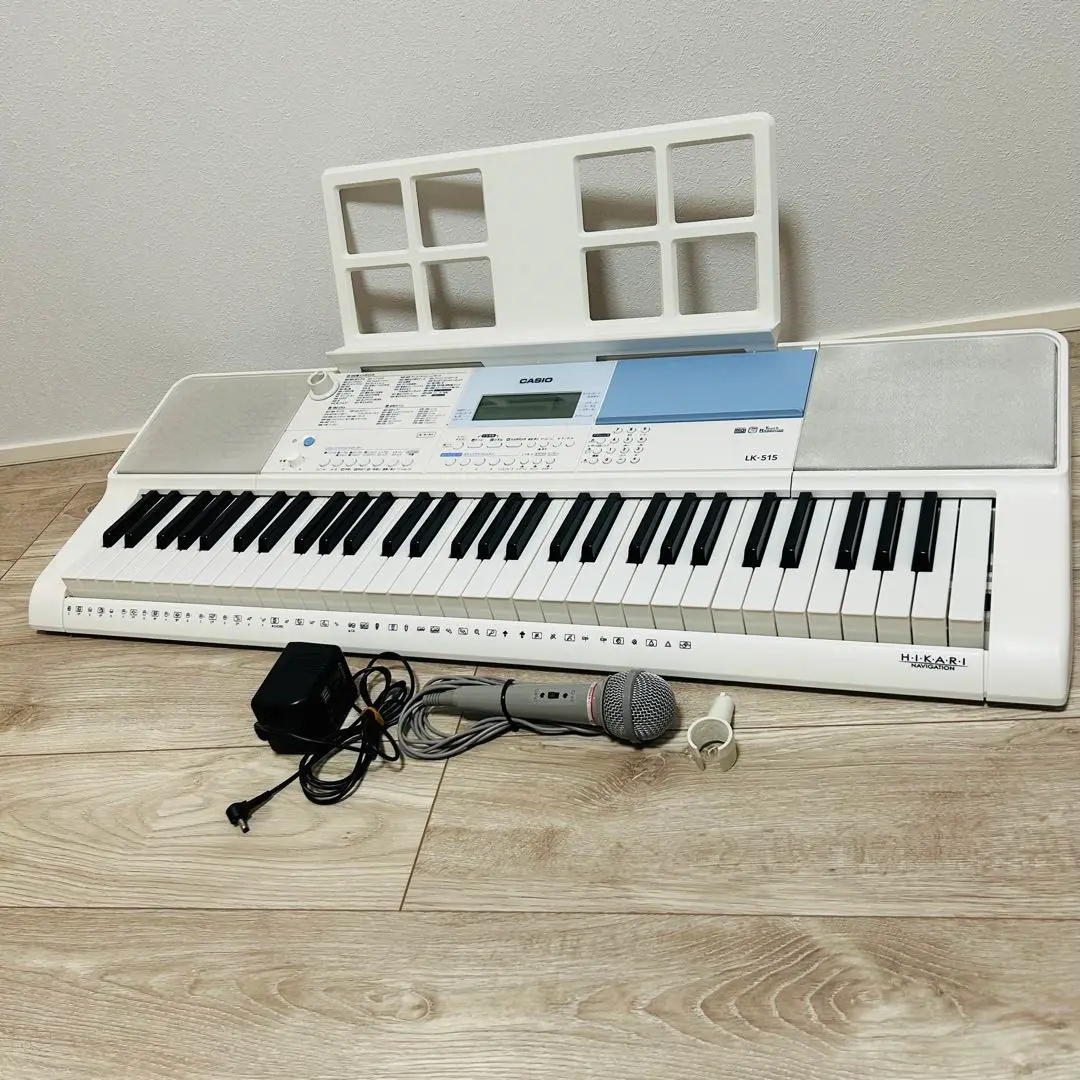 【美品】CASIO 光ナビゲーションキーボード LK515 カシオ　2020年 LK-515 | CASIO