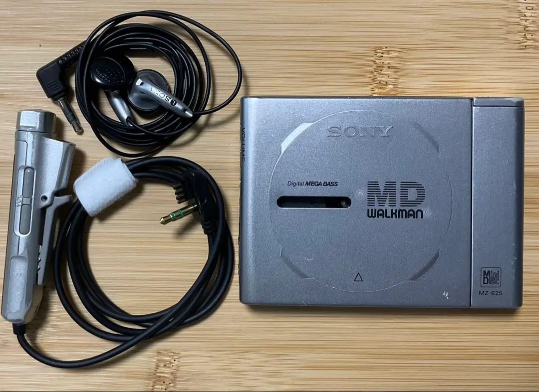 SONY ソニー MDウォークマン MDプレーヤー MZ-E25 動作確認済 Amazon | SONY MZ-E25-S シルバー ポータブルMDプレーヤー MDLP